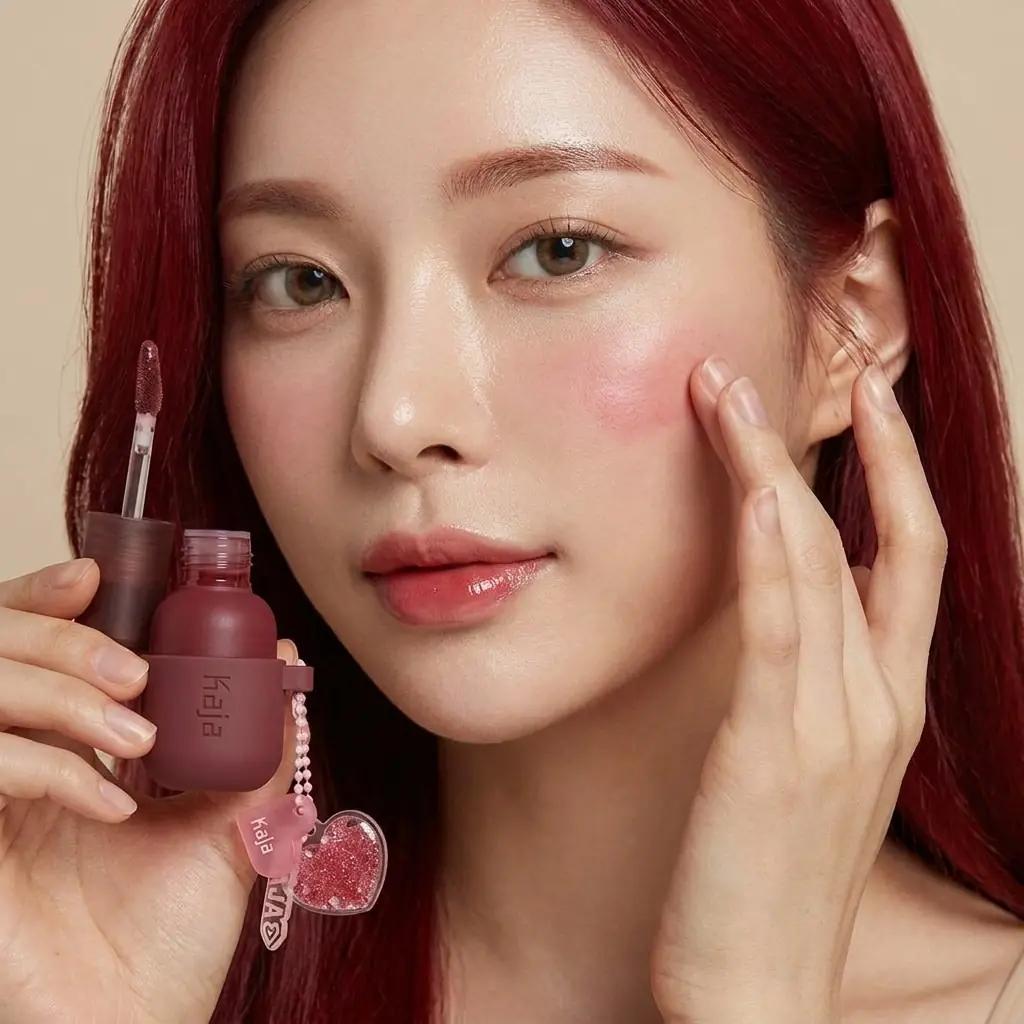 KAJA Jelly Charm Keyring Lip/Blush — Sevimli anahtarlık formu