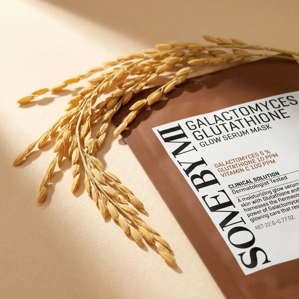 SOME BY MI Galactomyces Glutathione Glow Serum Mask — Donuk görünüme canlılık