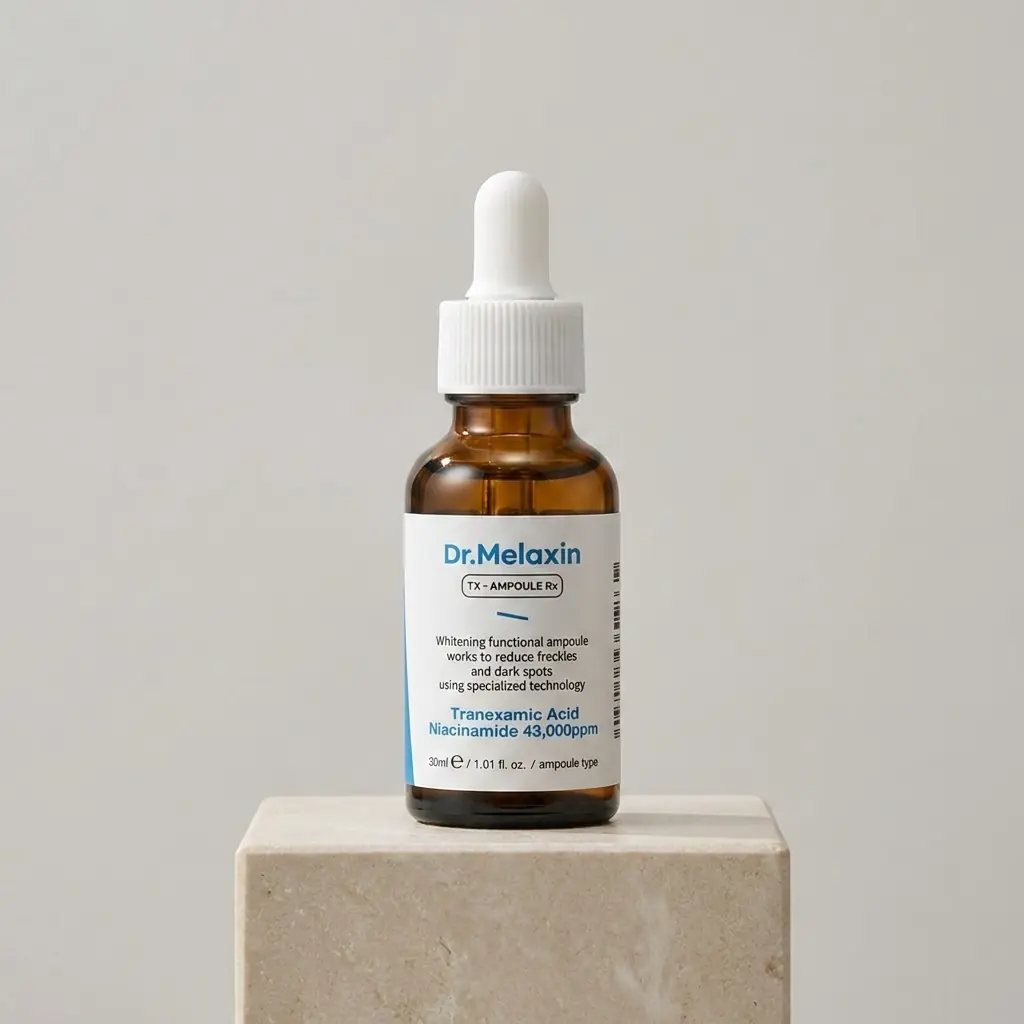 Dr.Melaxin TX-Ampoule RX 30ml — İnce bir kat, dengeli cilt.