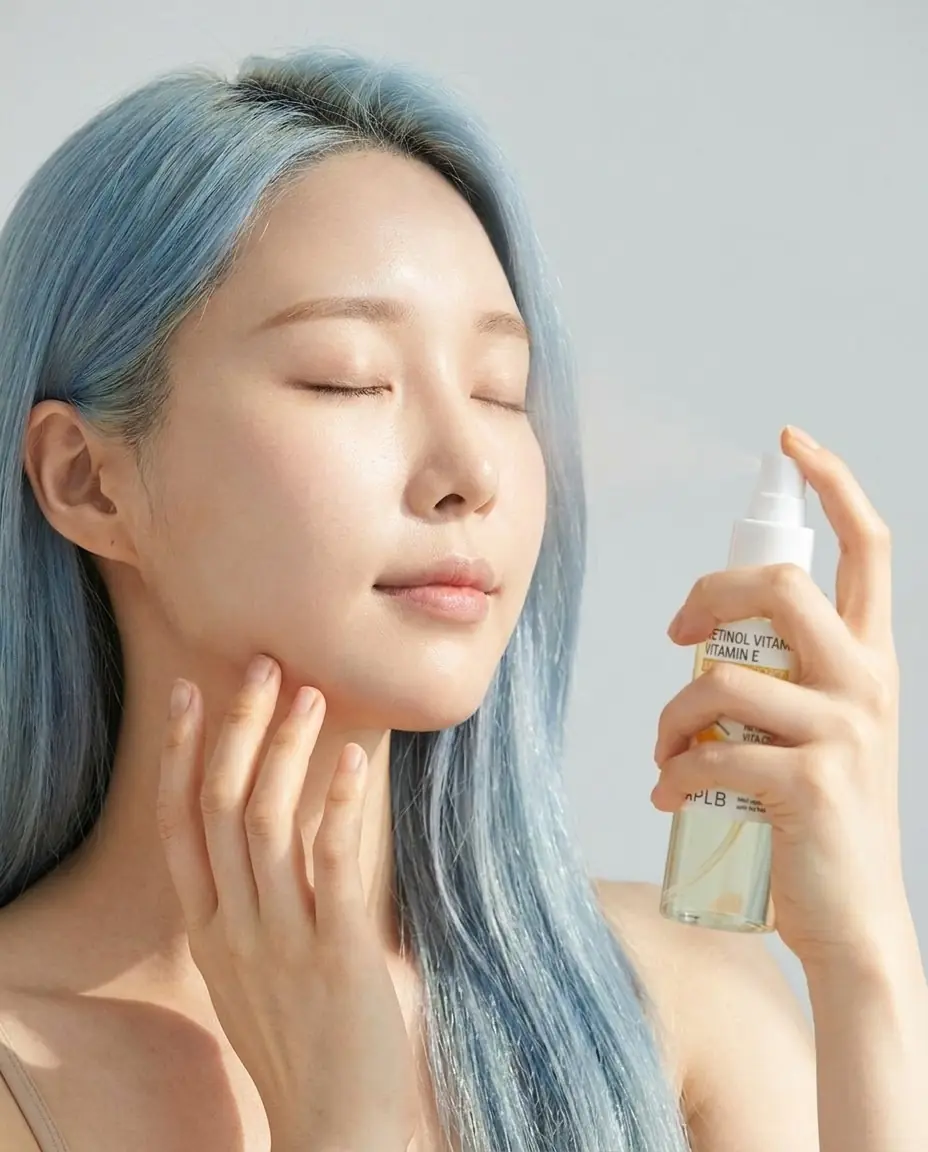 APLB Retinol Vitamin C Vitamin E Mist Essence 105ml — Püskürt, bastır, tazele