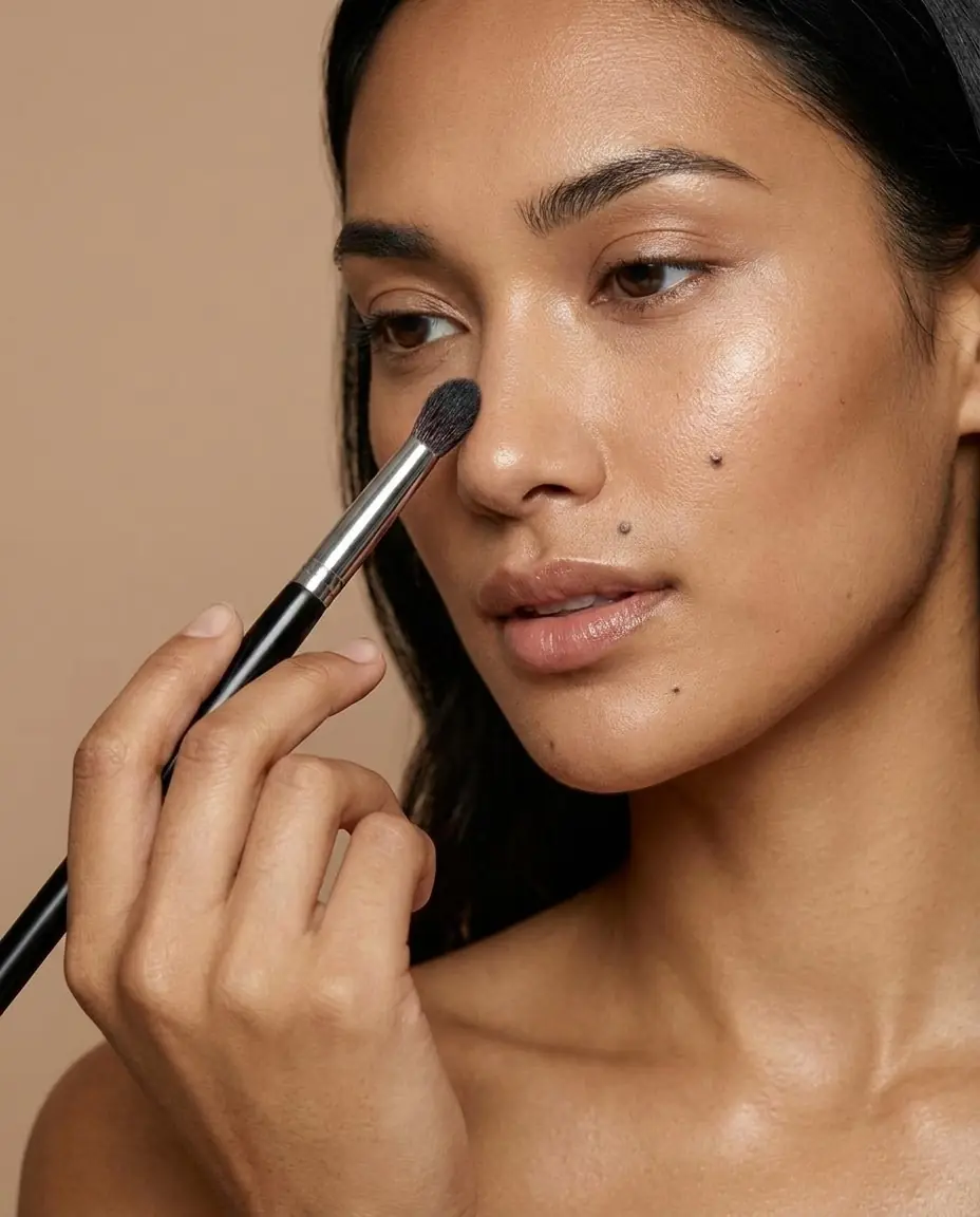 STUDIO17 Studio Nose Shading Brush — Üç boyutlu görünüm