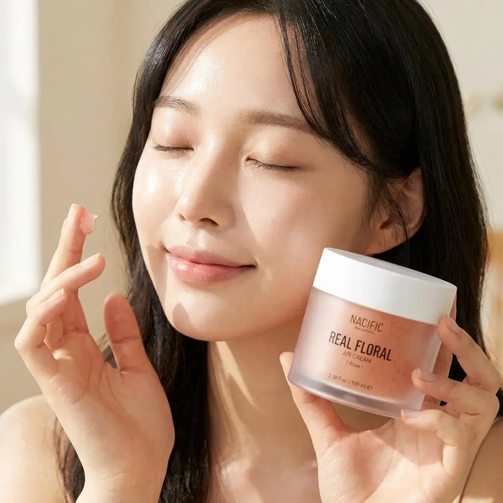 Nacific Real Rose Floral Air Cream — İlk İçerik Gül Suyu