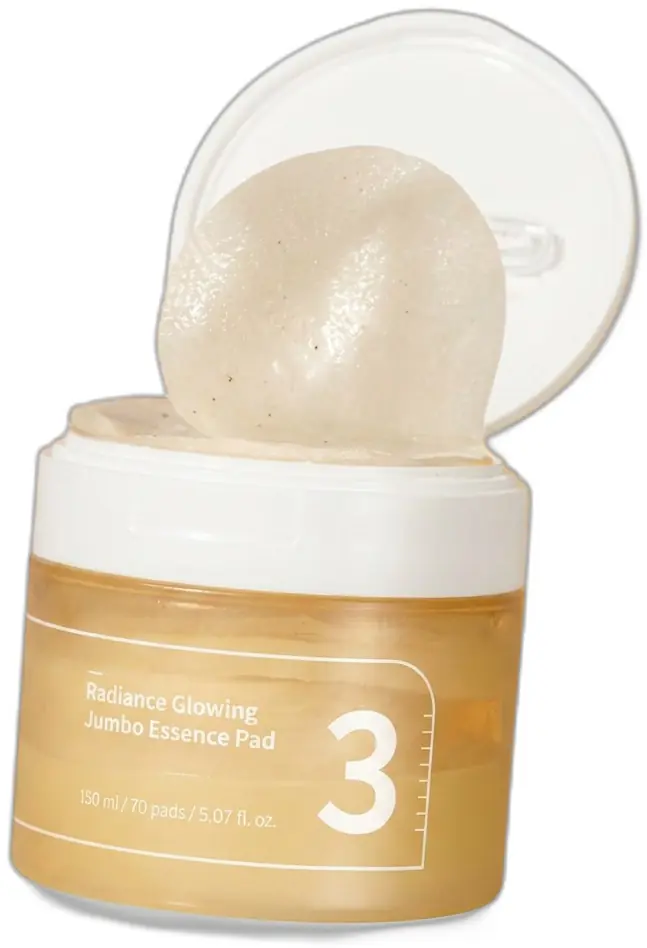 Numbuzin No.3 Radiance Glowing Jumbo Essence Pad 150ml 70 pcs
