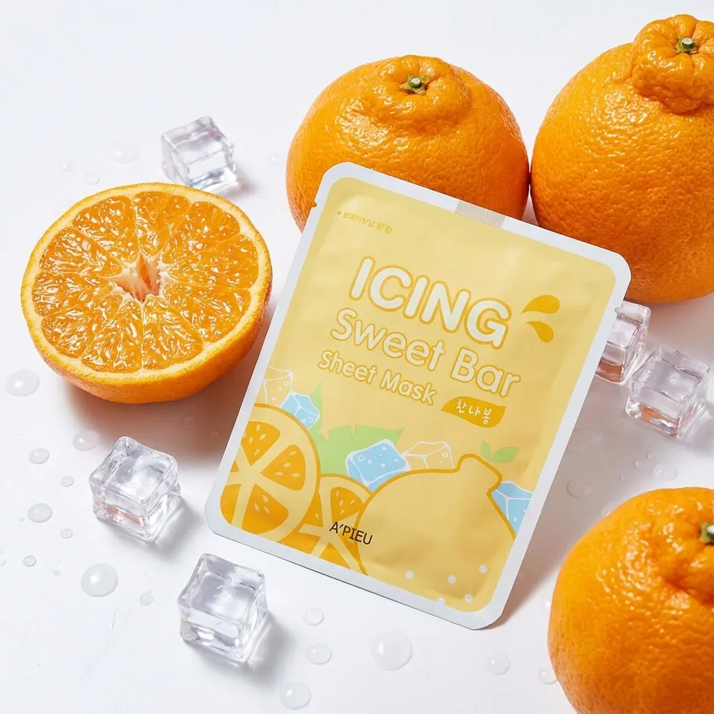 Apieu Icing Sweet Bar Sheet Mask — C vitamini desteği