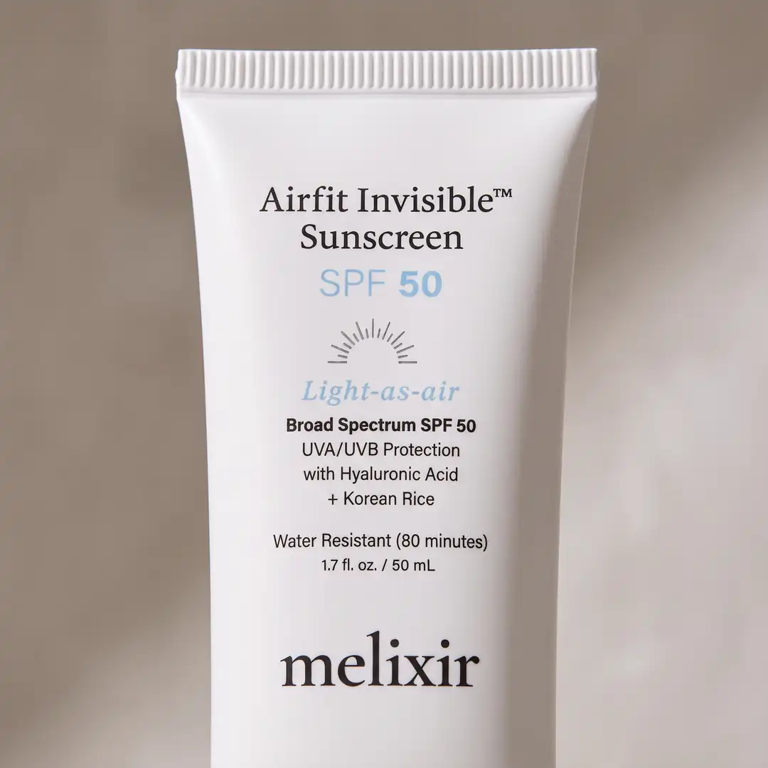MELIXIR Airfit Invisible Sunscreen SPF 50ml — Hassas Cilde Nazik