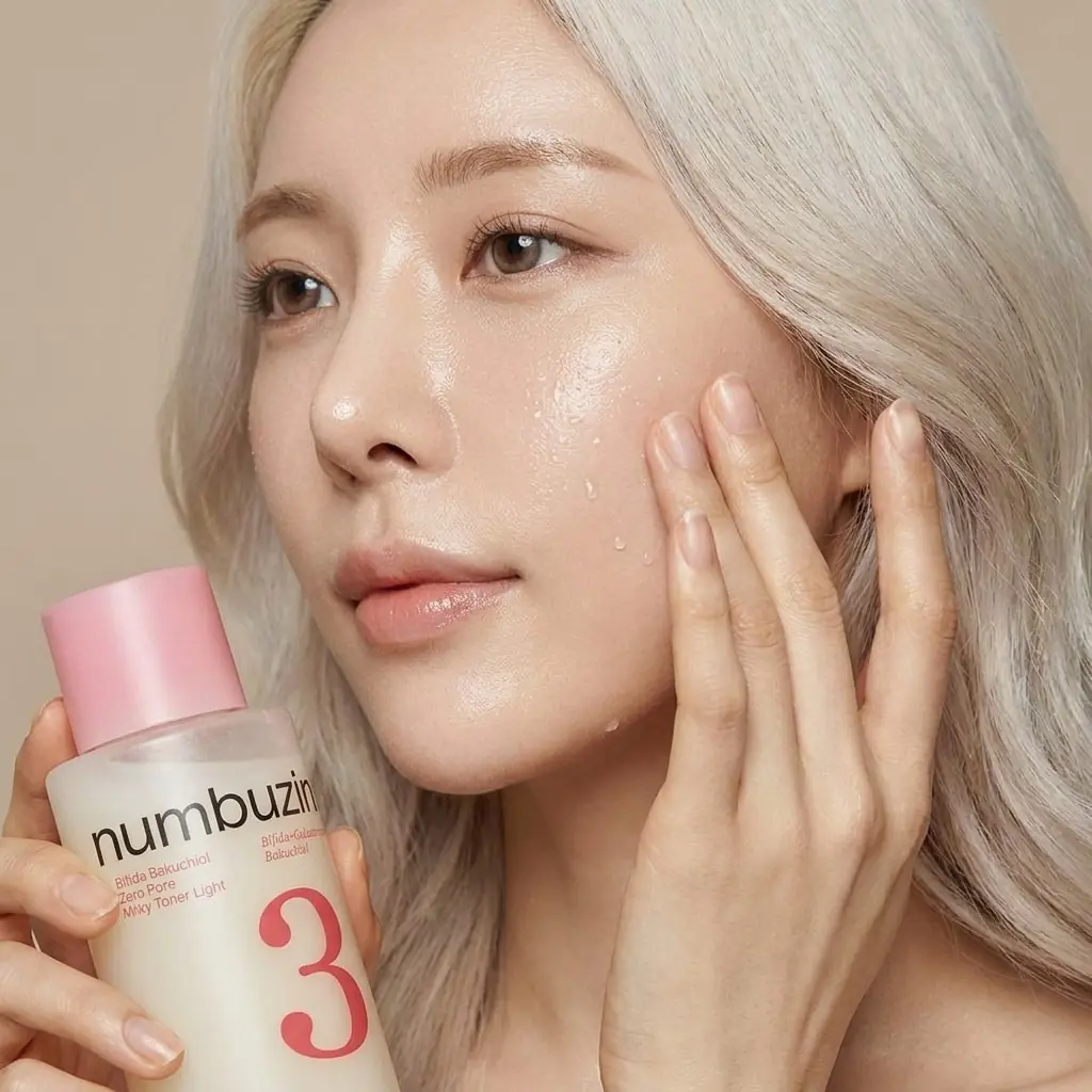 Numbuzin No.3 Bifida Bakuchiol Zero Pore Milky Toner Light 200Ml — Hafif, Sütümsü Doku