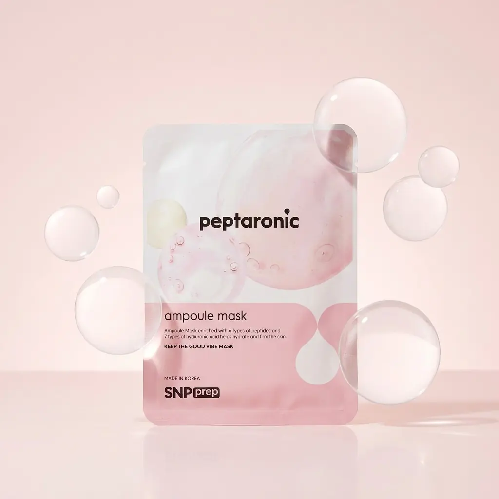 SNP Prep Peptaronic Ampoule Mask 25ml — Yoğun nem dokunuşu