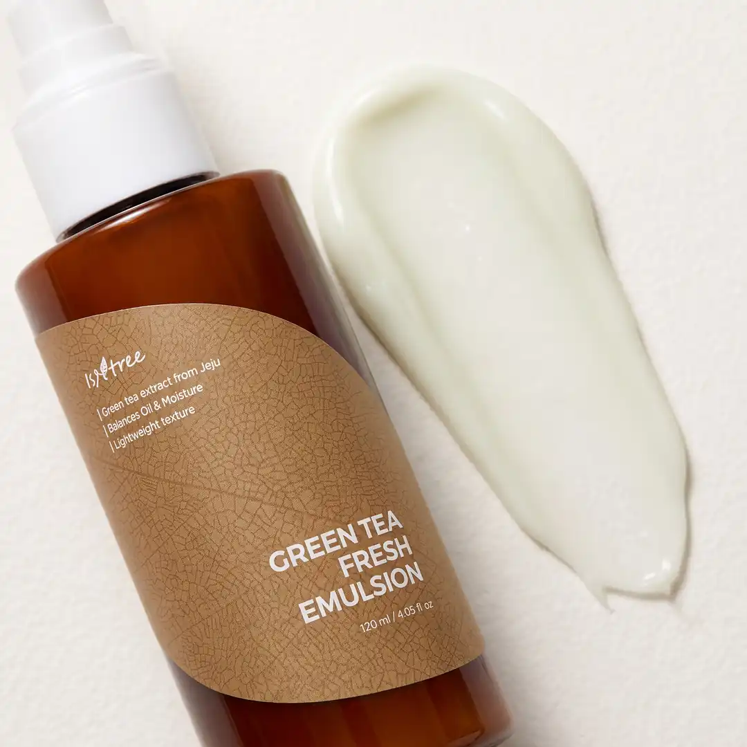 ISNTREE Green Tea Fresh Emulsion 120ml — Hafif ferah doku