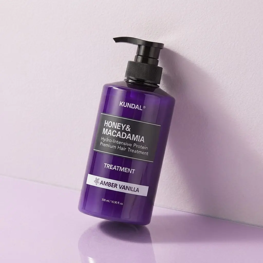KUNDAL Honey & Macadamia Protein Treatment 500ml — Yıpranmış saça besin