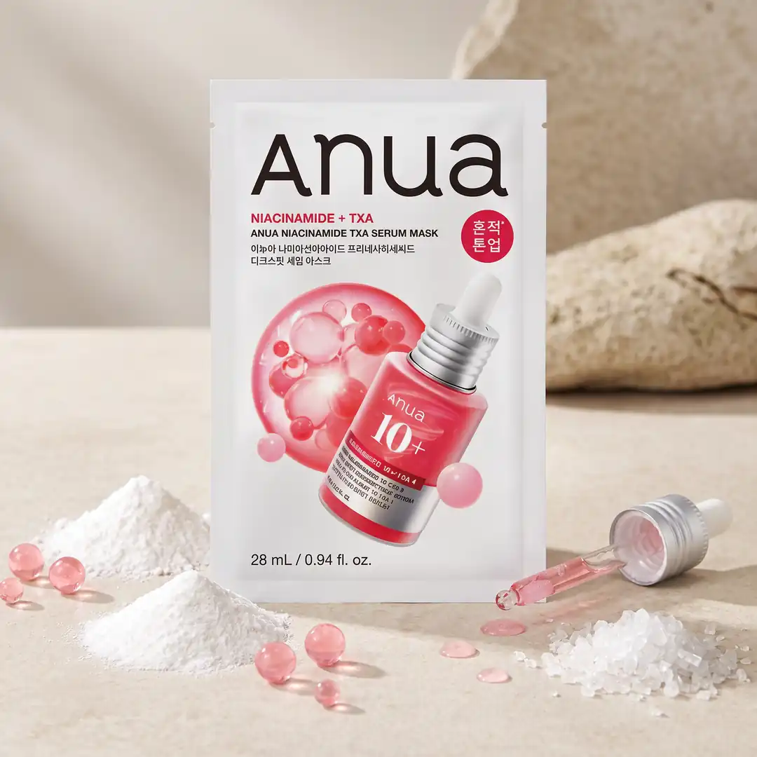 Anua Niacinamide TXA Serum Mask 28ml — Güçlü aktif üçlüsü