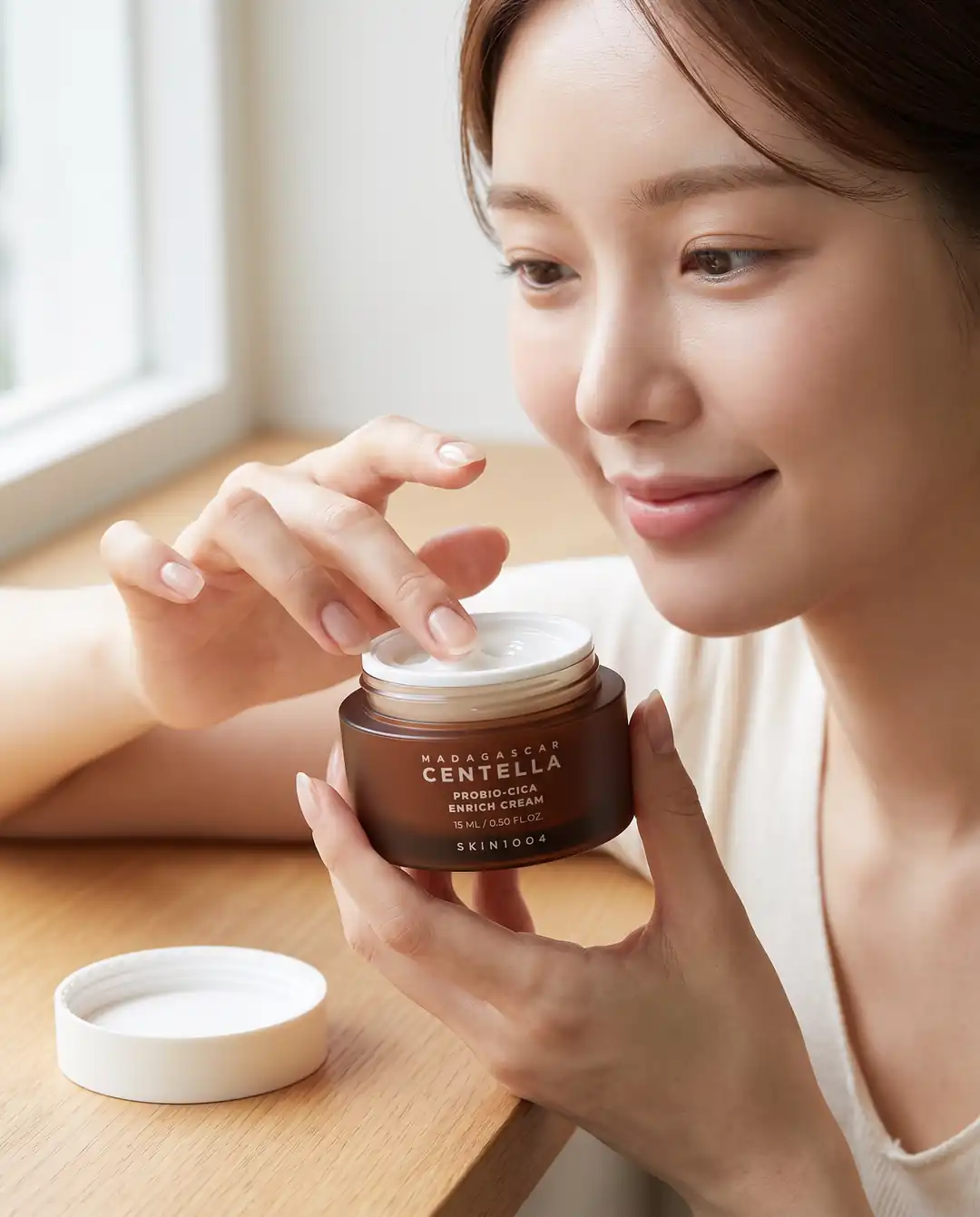 SKIN1004 Madagascar Centella Probio-Cica Enrich Cream 15ml — Rutinin son adımı