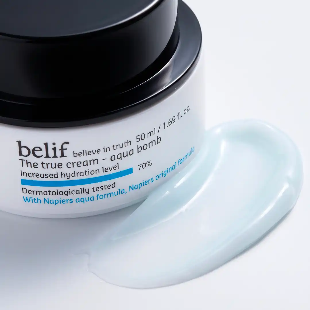 belif The True Cream Aqua Bomb 50ml — Hafif Su-Jeli Doku
