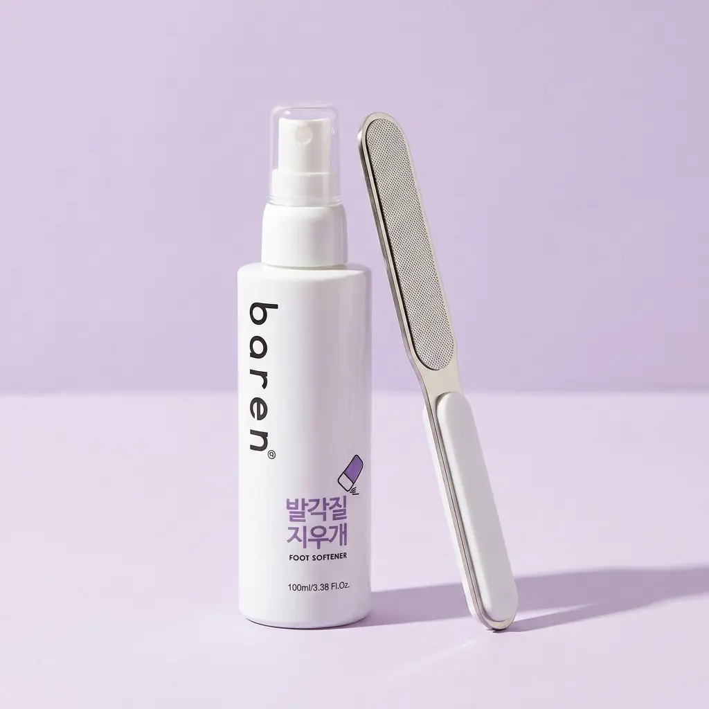 BAREN Callus Remover Peeling Foot Spray 100ml — İki adımda kolay bakım