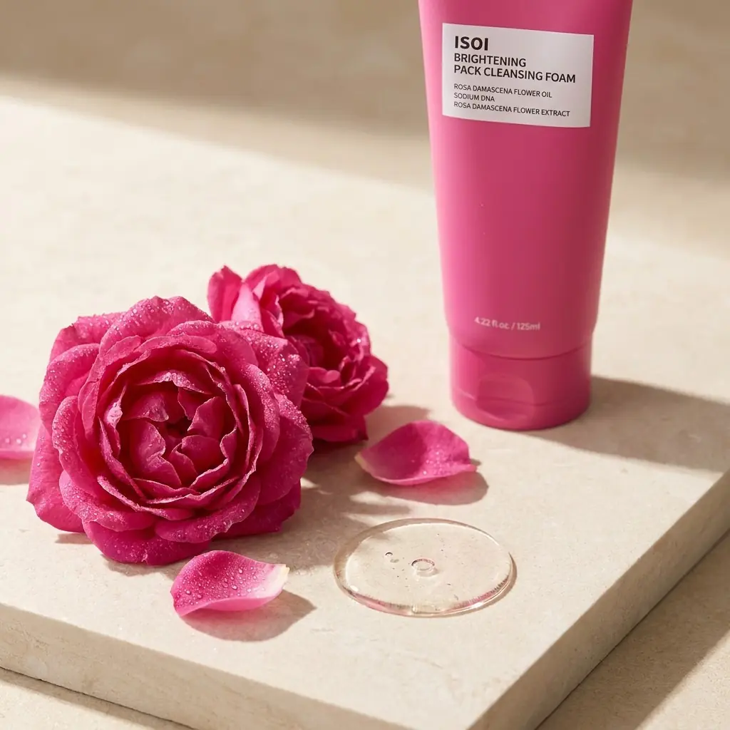 ISOI Brightening Pack Cleansing Foam 125ml — Rose Otto ve Rose PDRN