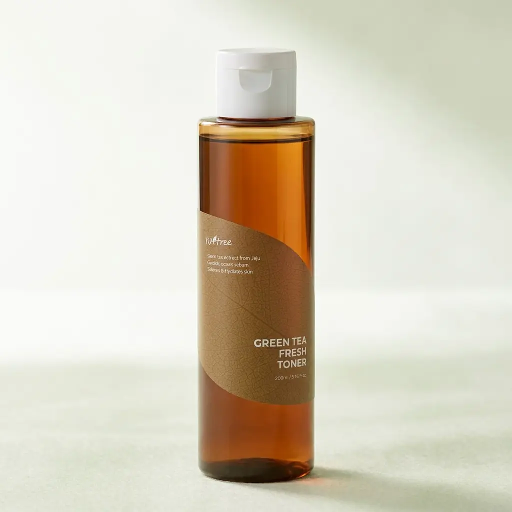 ISNTREE Green Tea Fresh Toner 200ml — 4 Hyaluronik Asit