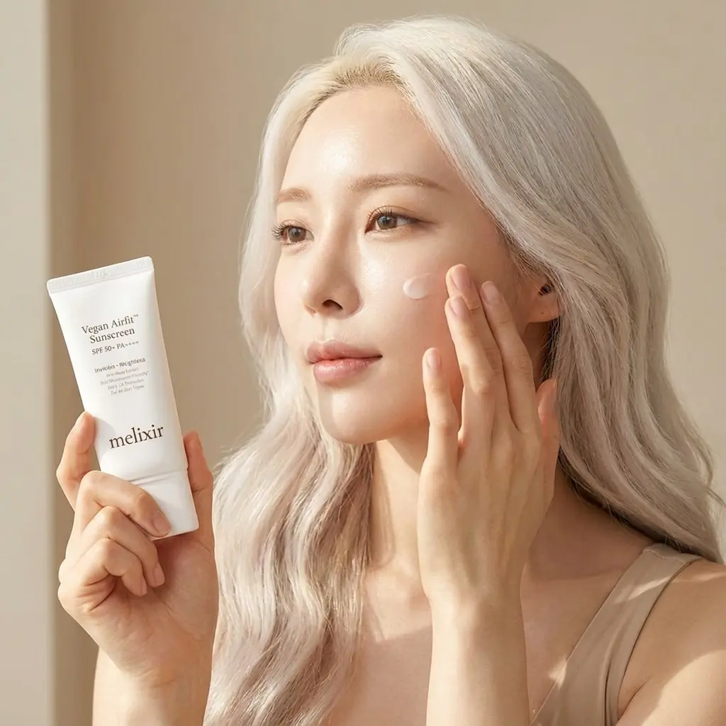 MELIXIR Vegan Airfit Sunscreen SPF + PA++++ 50ml — Günlük UV Kalkanı