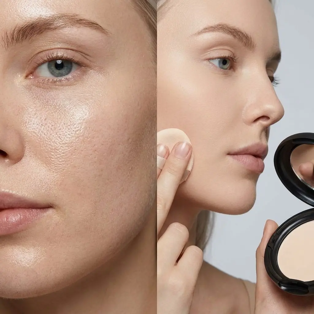 ABOUT TONE Blur Powder Pact — Gün boyu canlı baz