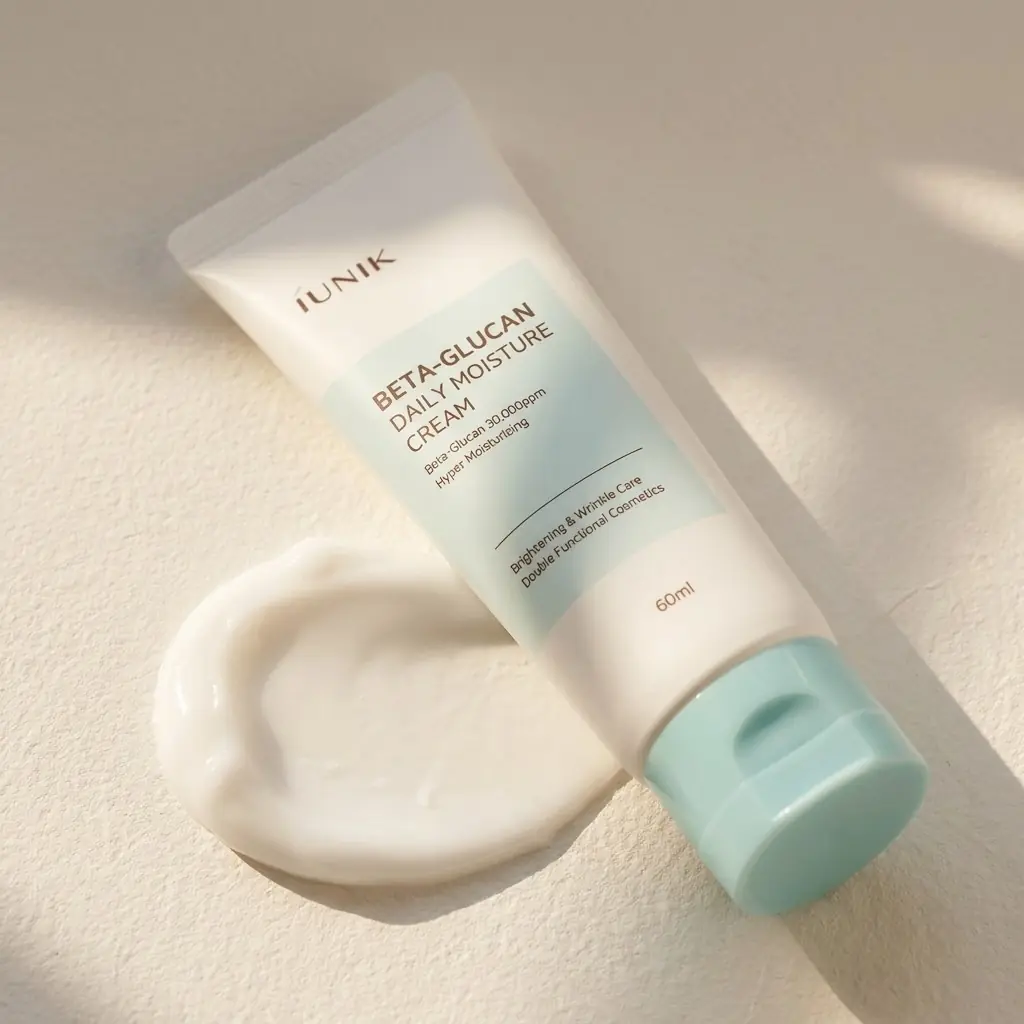 iUNIK Beta Glucan Daily Moisture Cream 60ml — Hafif, ipeksi doku