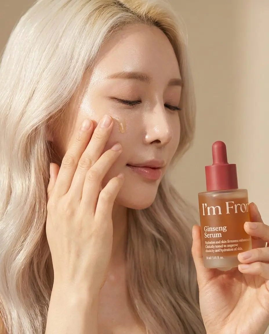I'm From Ginseng Serum 30ml — Dinlenmiş Cilt Görünümü