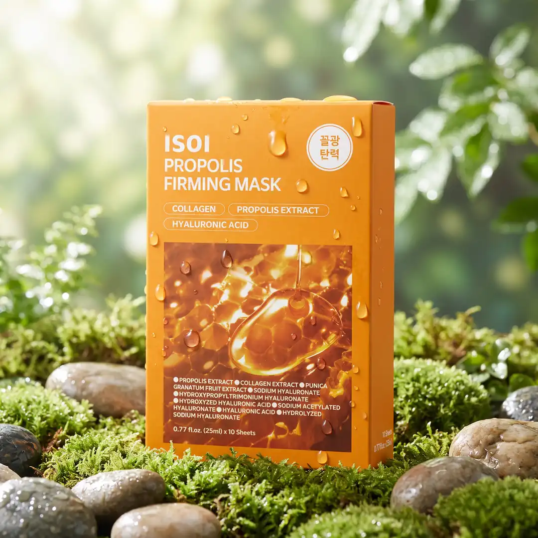 ISOI Propolis Firming Mask 5 pcs — 243Da kolajen desteği