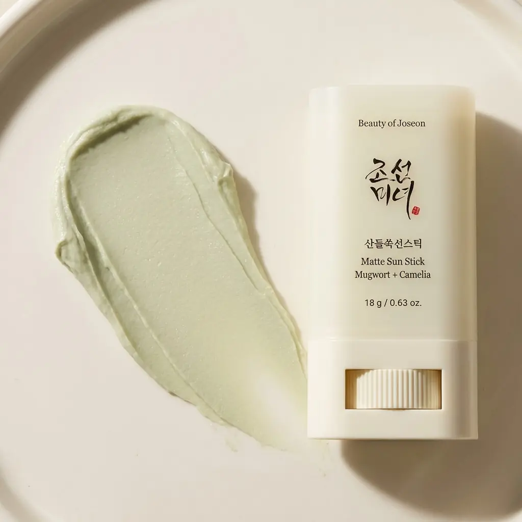 Beauty of Joseon Matte Sun Stick : Mugwort + Camilia 18g — İpeksi pürüzsüz doku