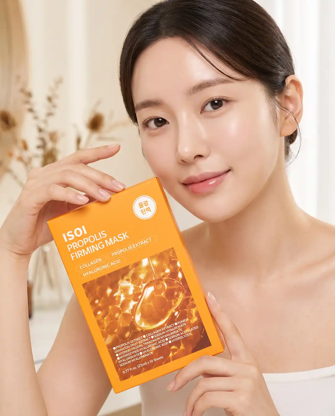 ISOI Propolis Firming Mask 5 pcs — On dakikada dolgun his