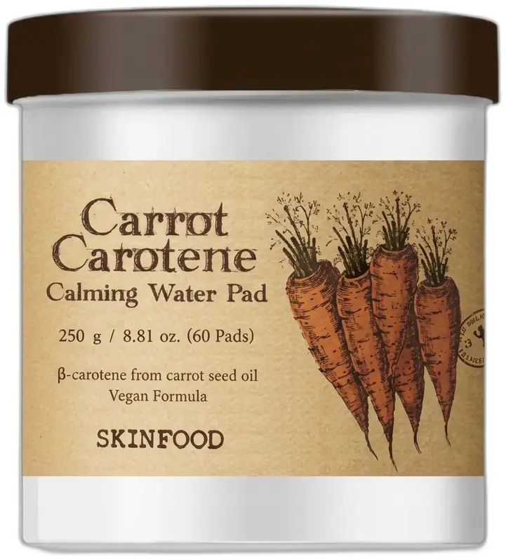 Skinfood Carrot Carotene Calming Water Pad 60 EA 60 pcs