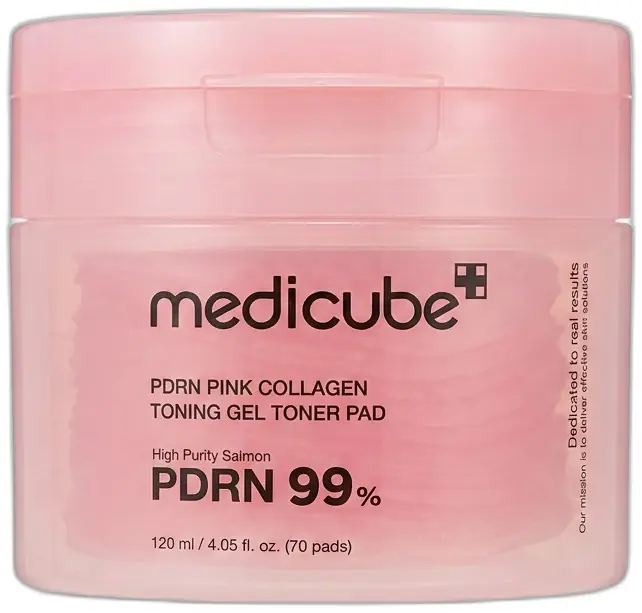 Medicube PDRN Pink Collagen Toning Gel Toner Pad 70 pcs