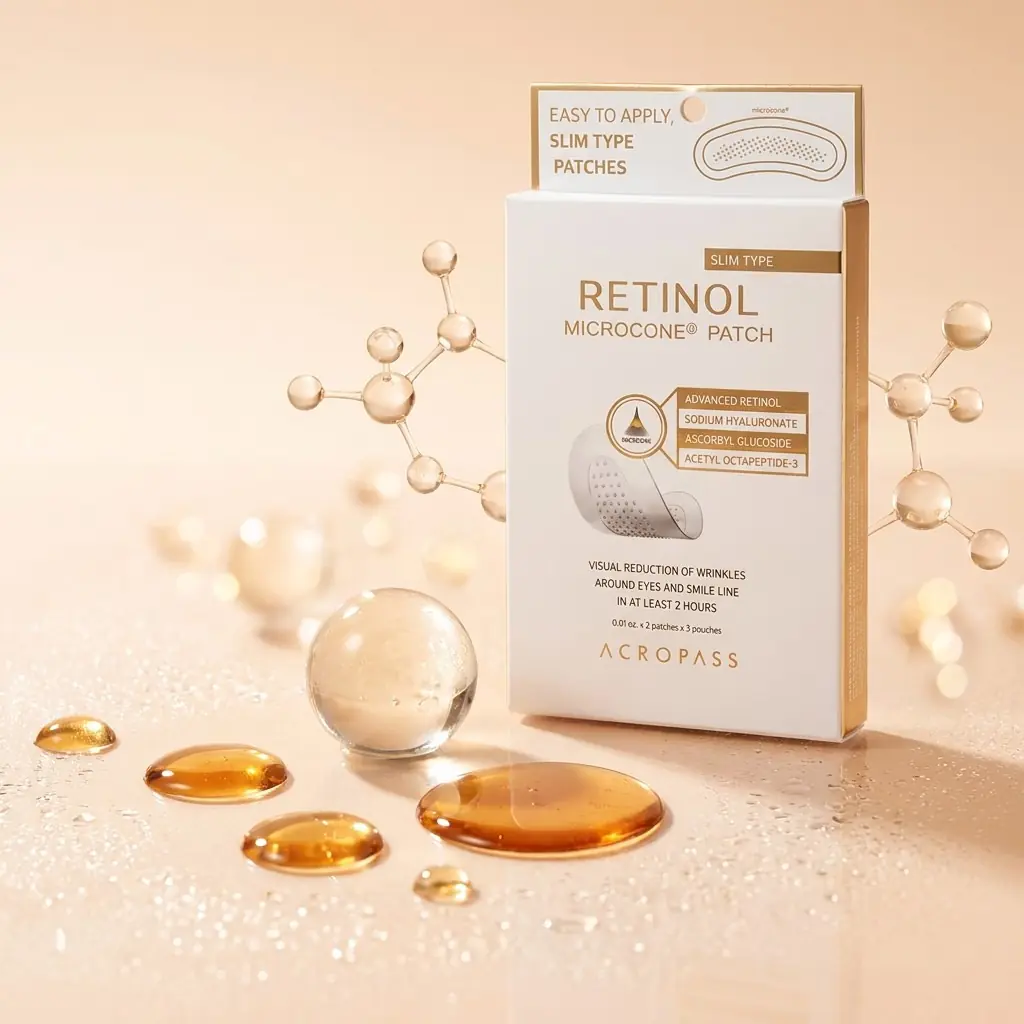ACROPASS Retinol Microcone Patch — Retinol, PDRN, 5 peptit