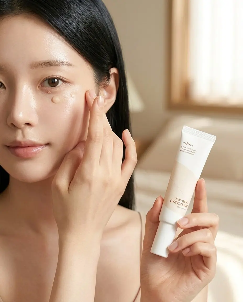 ISNTREE Tw Real Eye Cream 30ml — Sabah Akşam Göz Bakımı