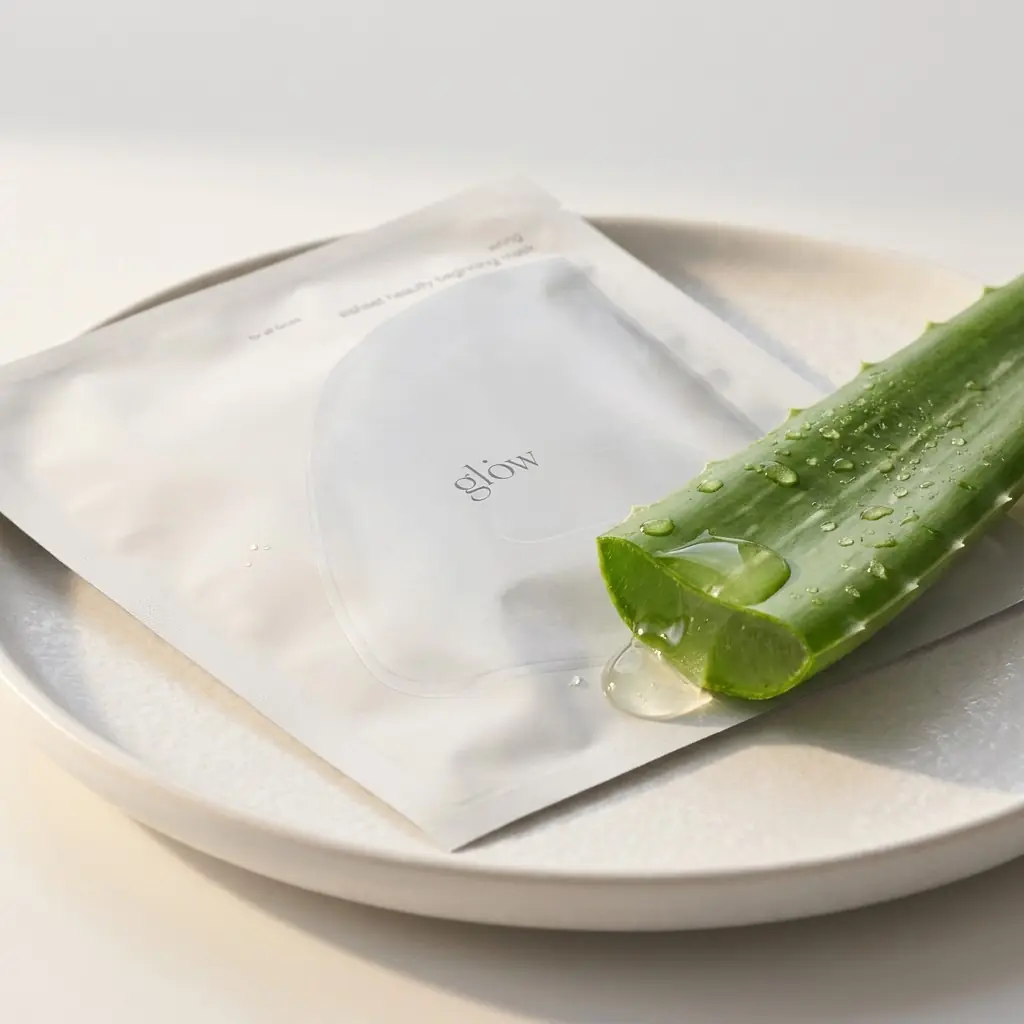 glow Aloe Hydrogel Sheet Mask — Yüksek oranda Aloe Vera
