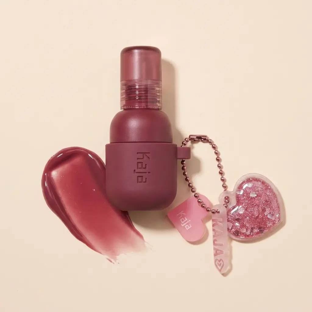 KAJA Jelly Charm Keyring Lip/Blush — Jöle gibi hafif doku