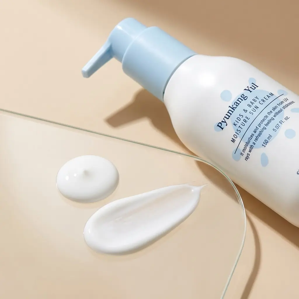 Pyunkang yul Kids & Baby Moisture Sun Cream 150ml — Hafif, yapışkan olmayan doku