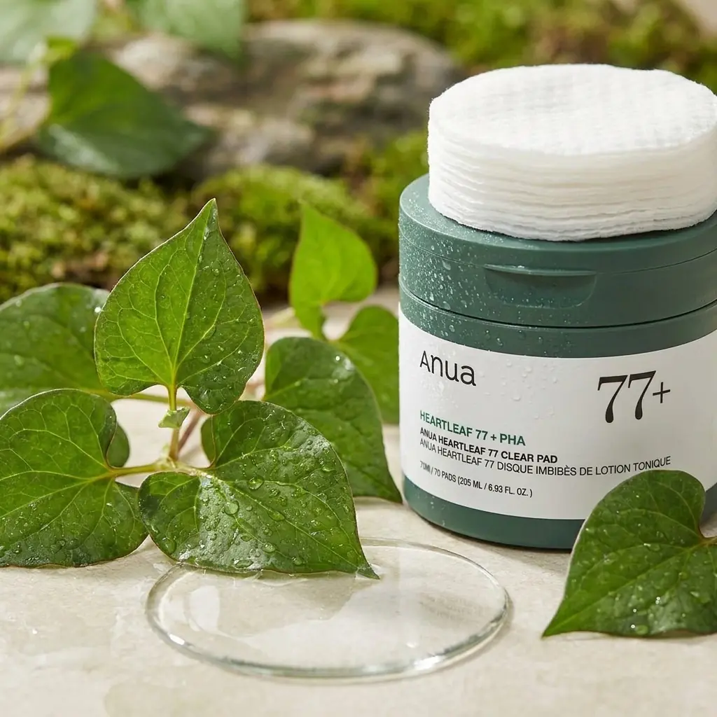 Anua Heartleaf 77 Clear Pad 205ml 70 pcs — Patentli Anti-Sebum P