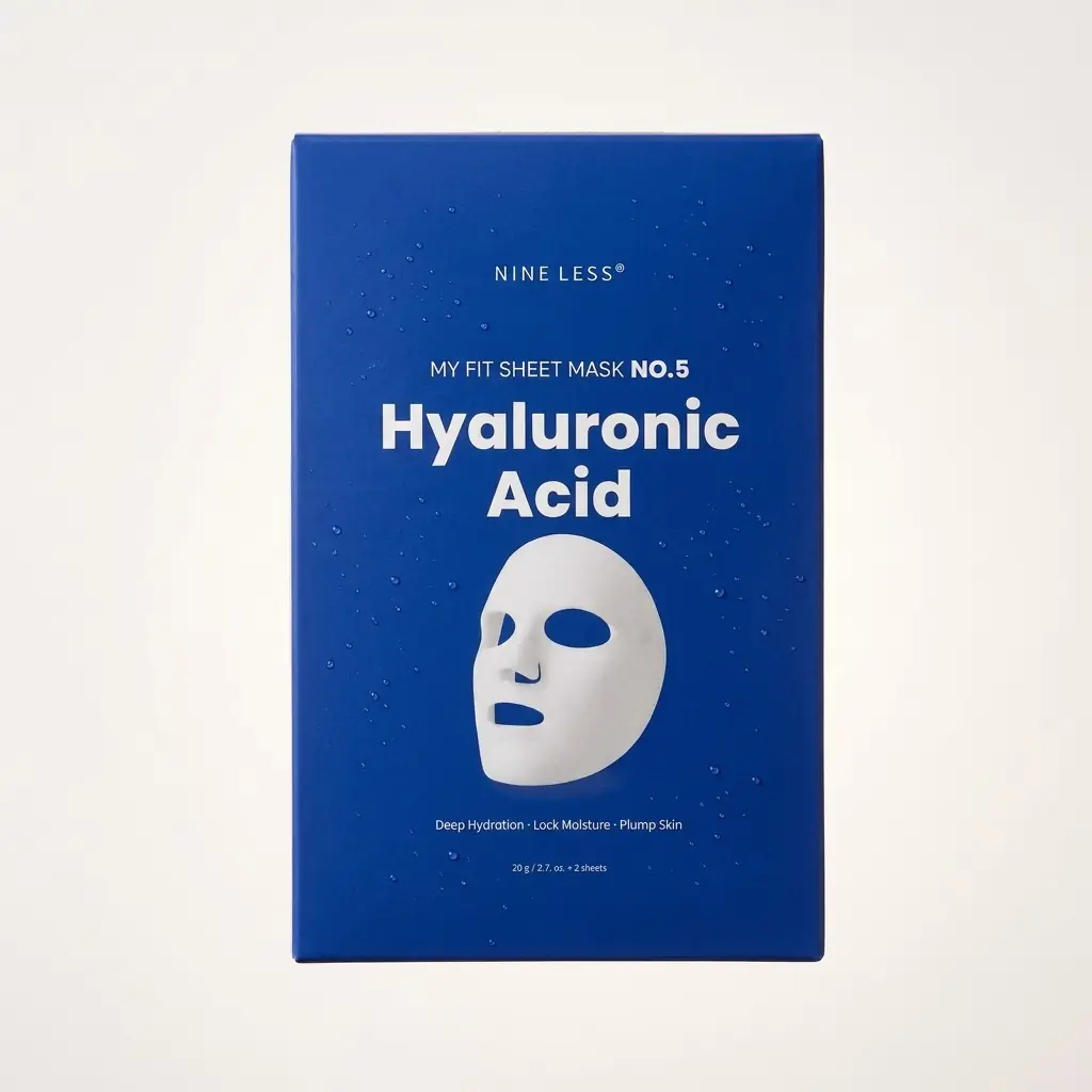 NINE LESS My Fit Sheet Mask 5 pcs — Yatıştırıcı bitkisel ekstreler