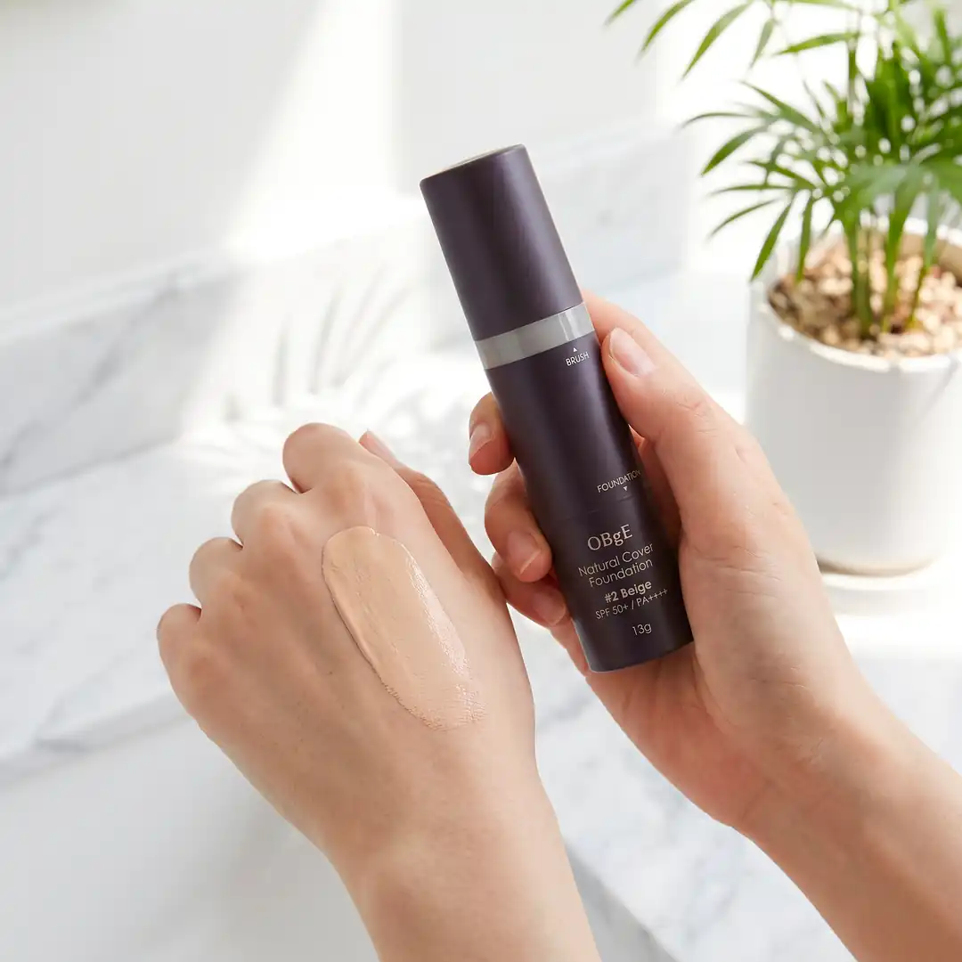 OBgE Natural Cover Foundation — Güneş koruması dahil