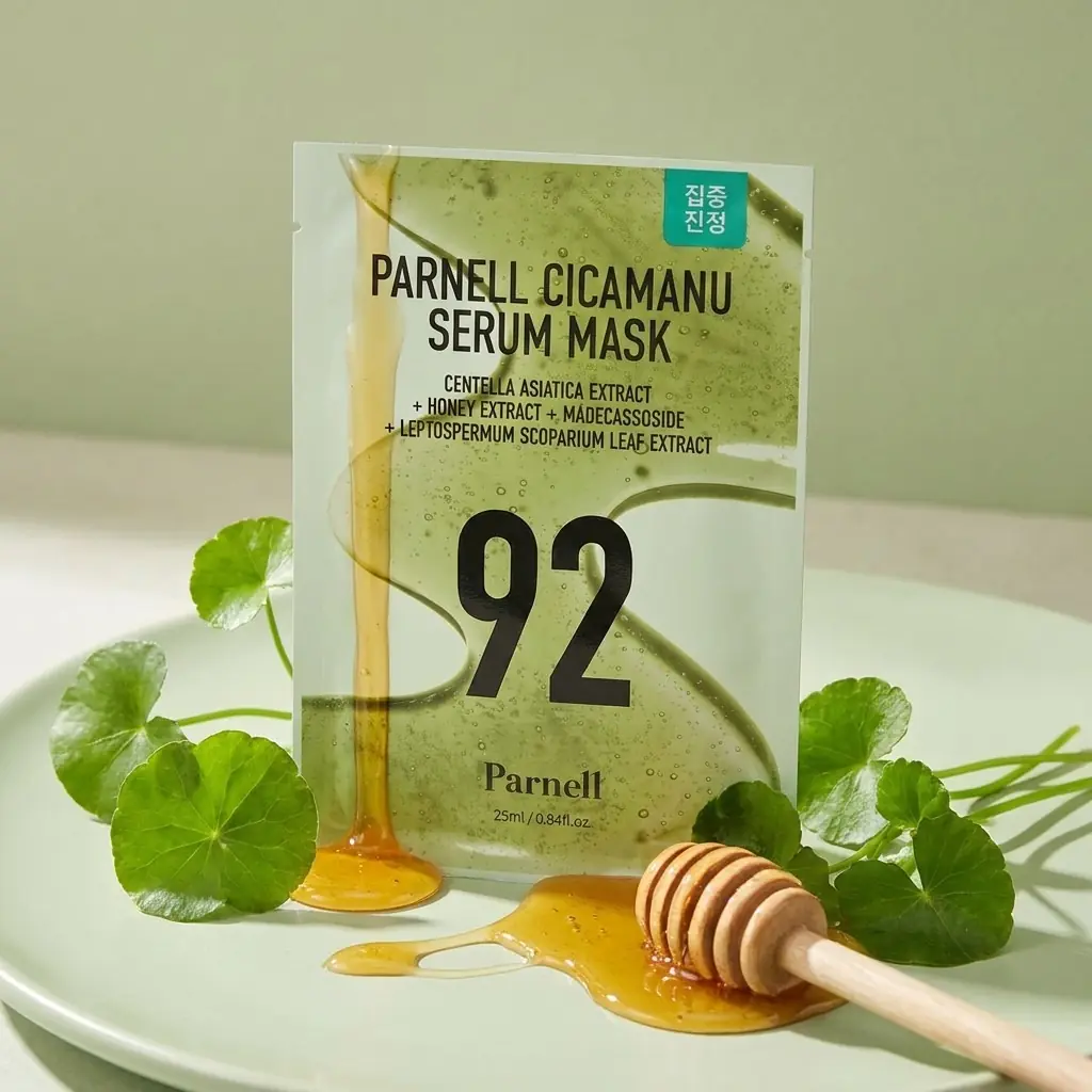 Parnell Cicamanu Serum Mask — Nem dengesini destekler
