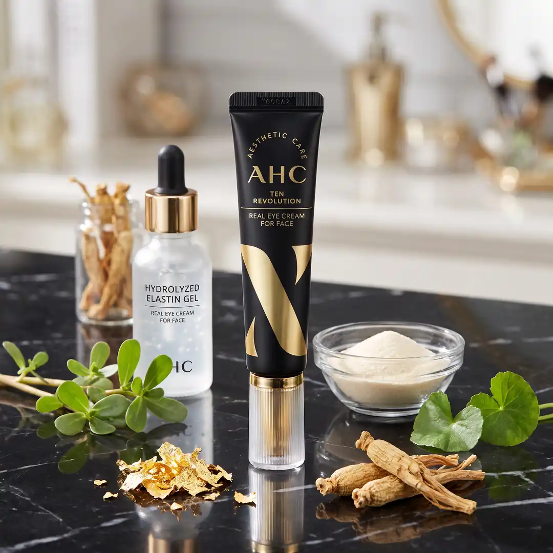 AHC Ten Revolution Real Eye Cream for Face 4 x 30ml — Çok Katmanlı Nem Desteği
