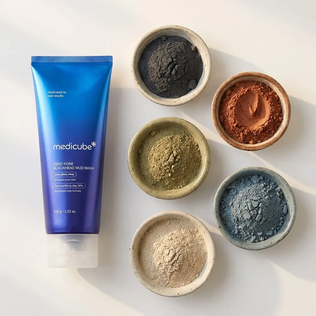 Medicube Zero Pore Blackhead Mud Mask 100g — AHA+BHA+PHA kompleksi