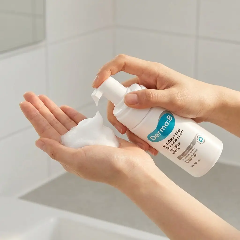 Derma:B Mild Balancing Feminine Foam 150ml — pH dengeli günlük ritüel