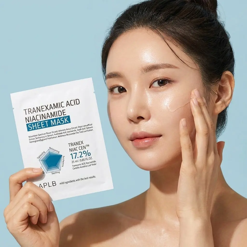 APLB Tranexamic Acid Niacinamide Sheet Mask 10 Pcs — Yapışmadan hızla emilir