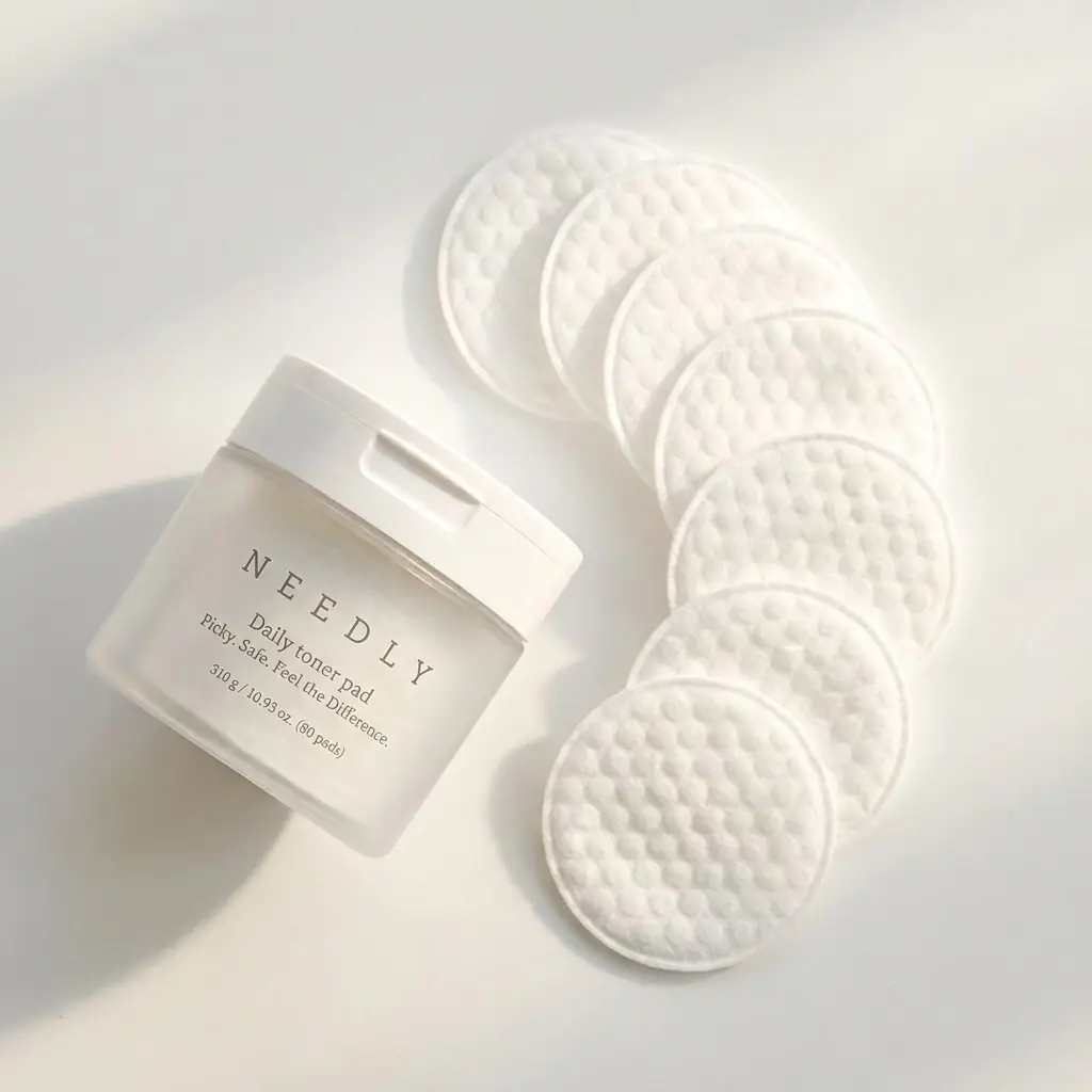 NEEDLY Daily Toner Pad 80pads 80 pcs — Gözenek görünümüne bakım