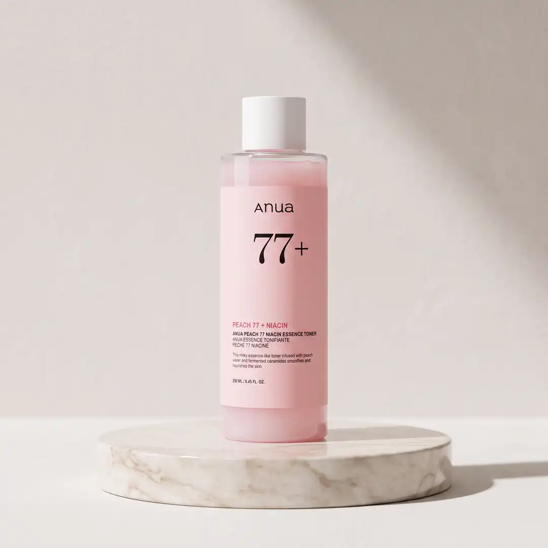 Anua Peach Niacin Essence Toner 150ml — İnce bir kat, dengeli cilt.