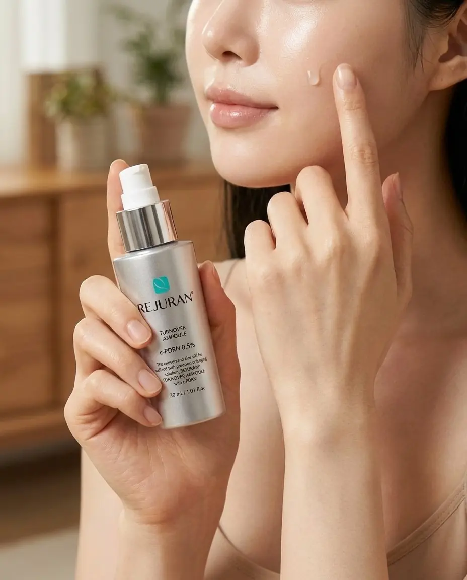 REJURAN Turnover Ampoule 50ml — Cam cilt parlaklığı