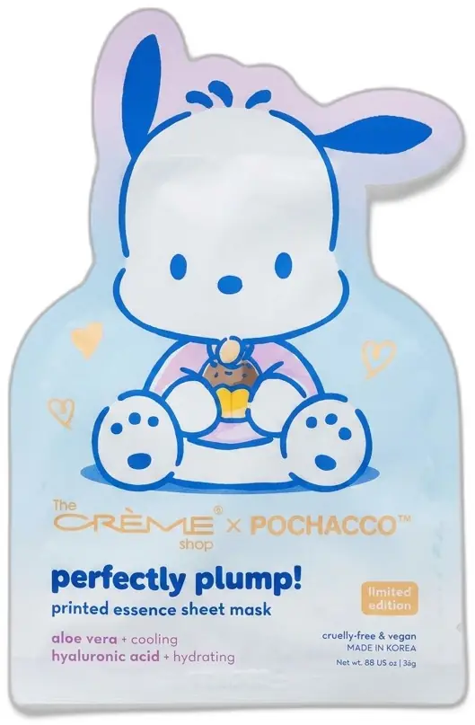 The Creme Shop Sanrio Pochacco Printed Essence Sheet Mask Perfectly Plump