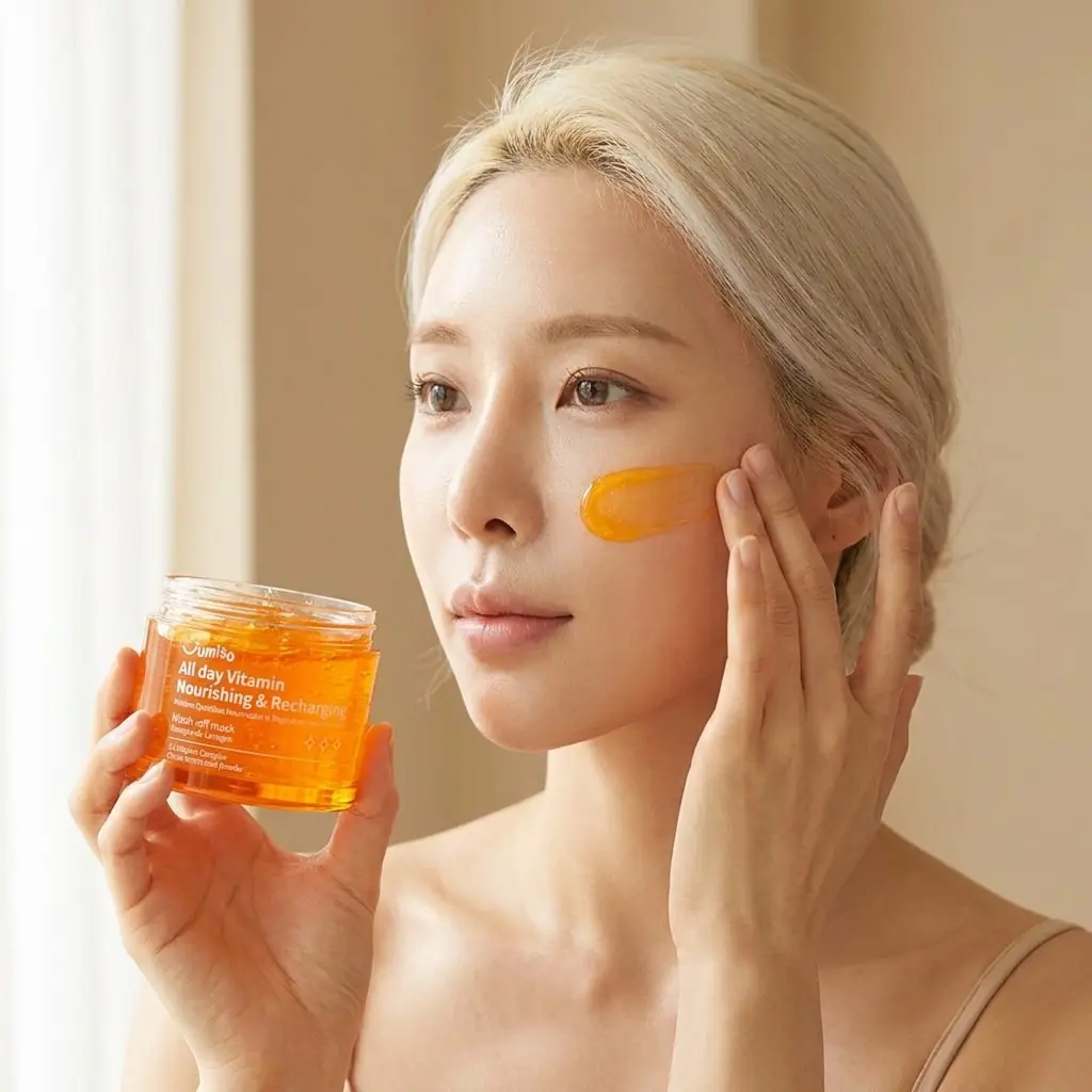 JUMISO All Day Vitamin Nourishing & Recharging Wash Off Mask 100ml — Donuk Cilde Taze Başlangıç