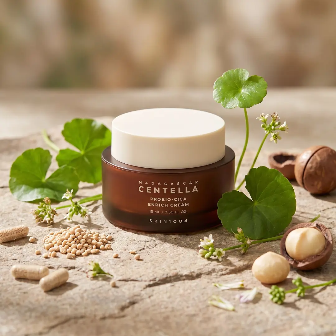 SKIN1004 Madagascar Centella Probio-Cica Enrich Cream 15ml — Fermente Madagaskar Centella