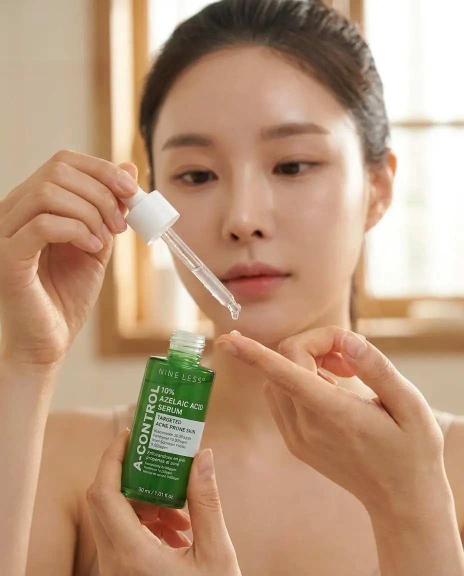 NINE LESS A Control Azelaic Acid Serum 30ml — Rutine kolay katılım