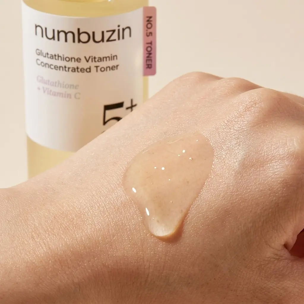 Numbuzin No.5+ Glutathione Vitamin Concentrated Toner 200ml — Hafif akışkan doku