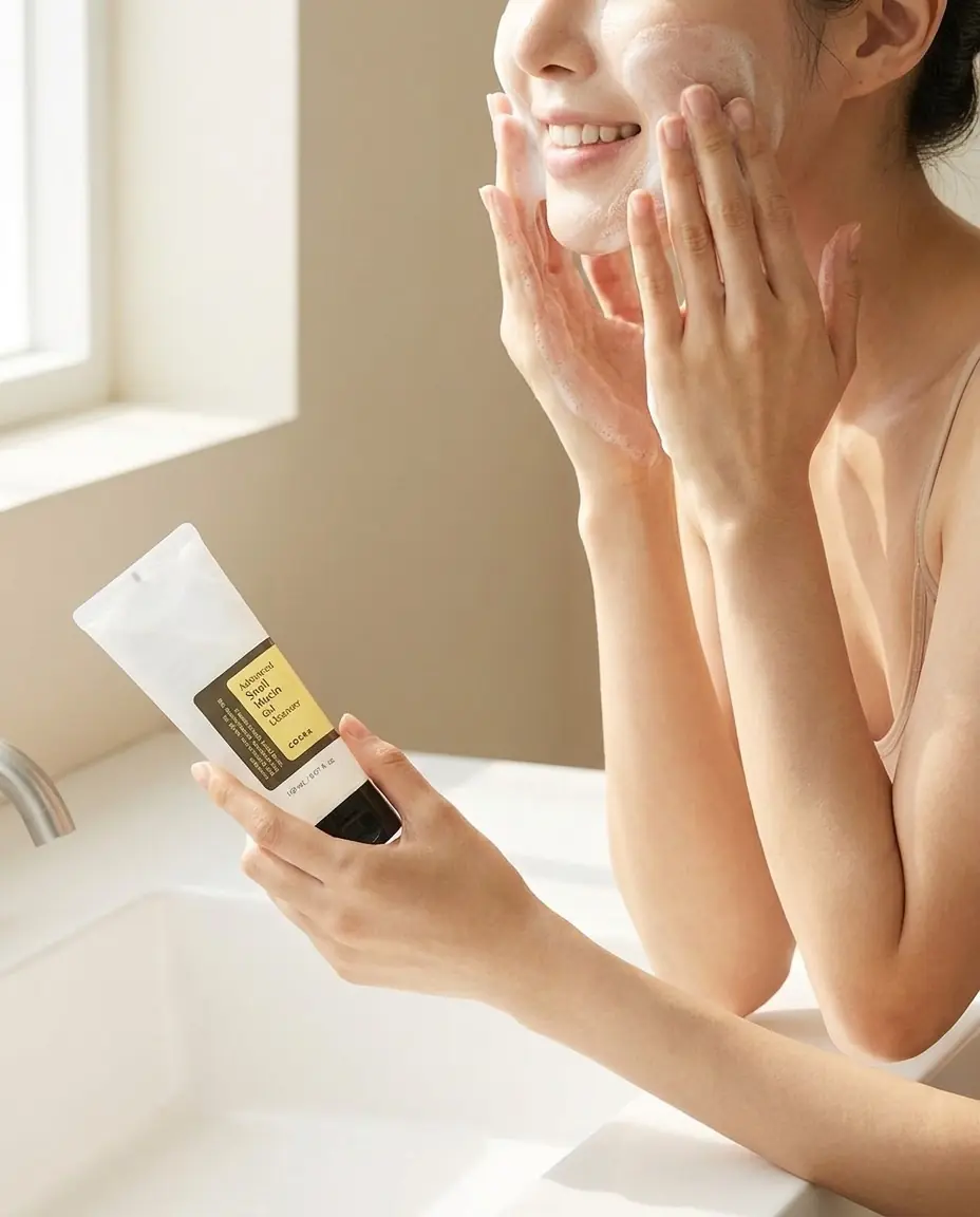 COSRX Advanced Snail Mucin Gel Cleanser 150ml — Leke görünümüne bakım
